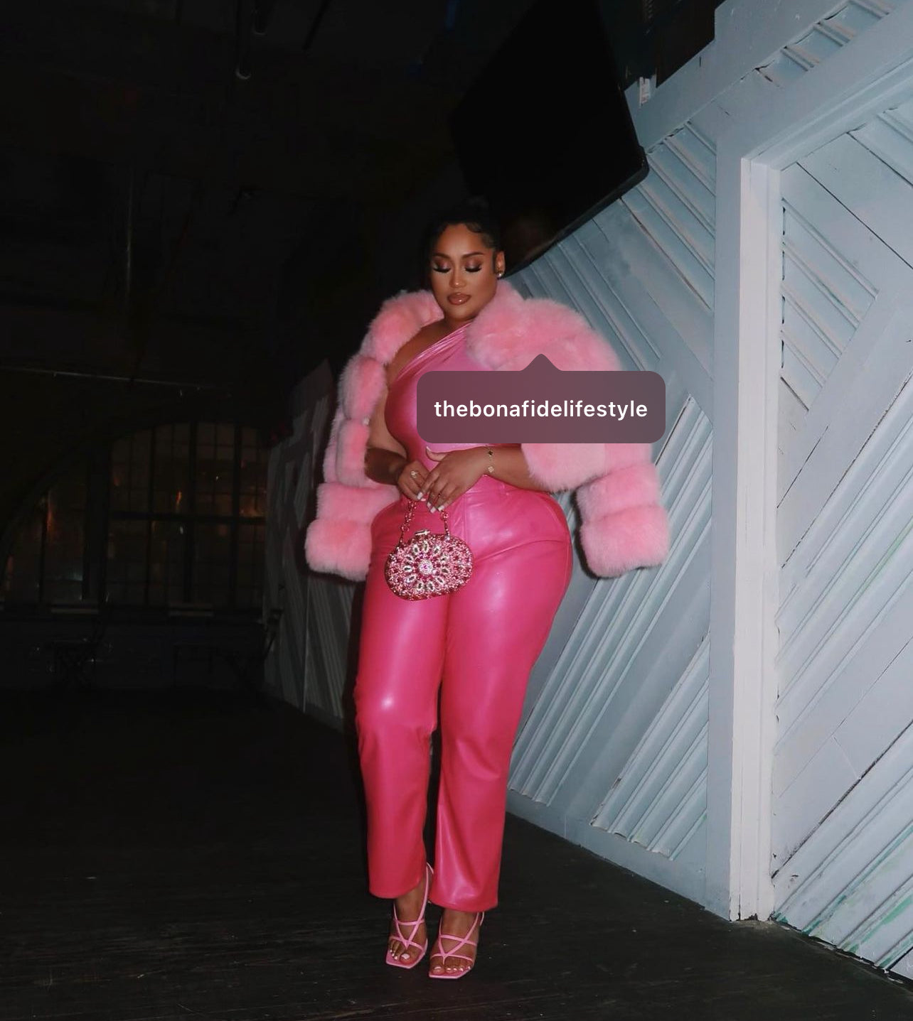 BARBIE PINK FUR COAT