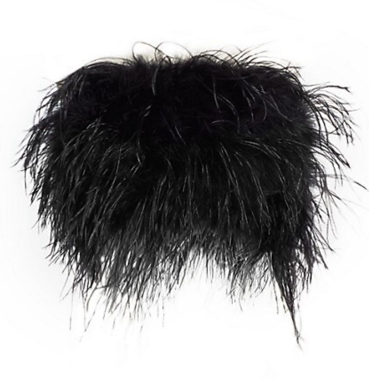 FLOW FEATHER TOP ( BLACK )