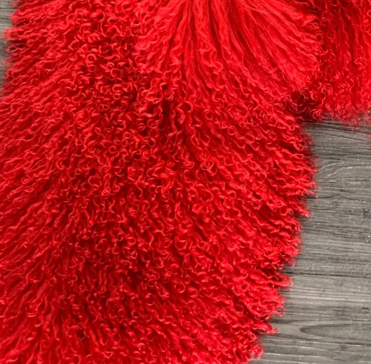 MOGAL CROP FUR COAT