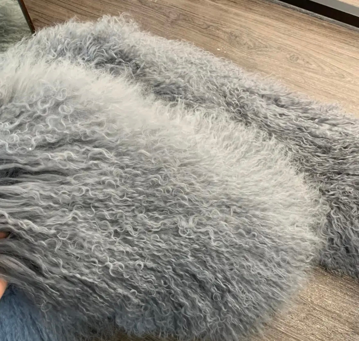 MOGAL CROP FUR COAT