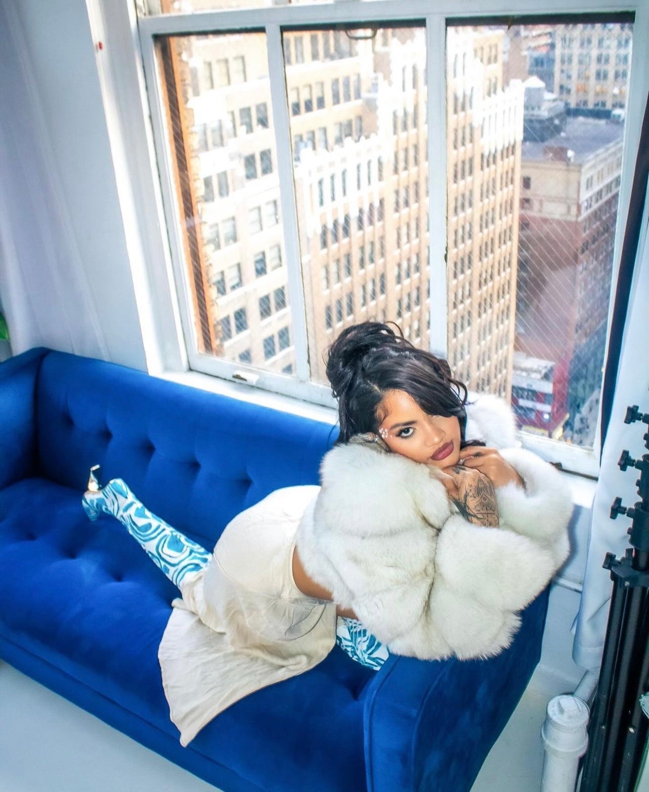 MINT FUR COAT