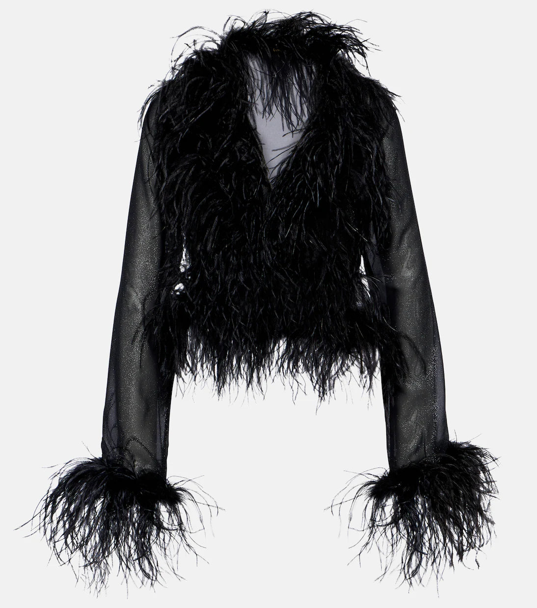 ELO-SHEER FEATHER TOP