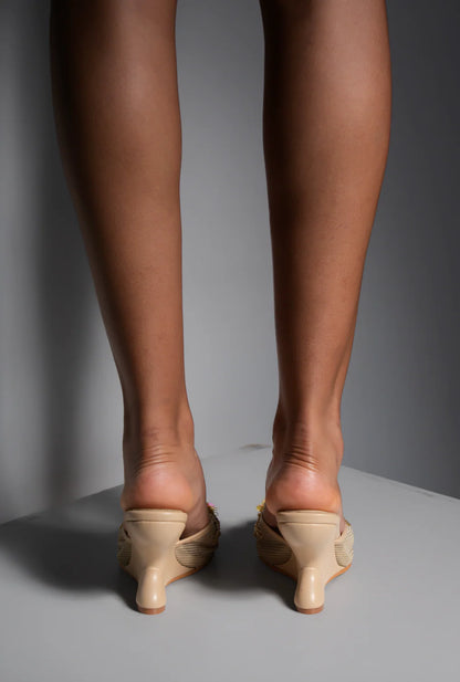 Chinese Slipper Wedge Heels