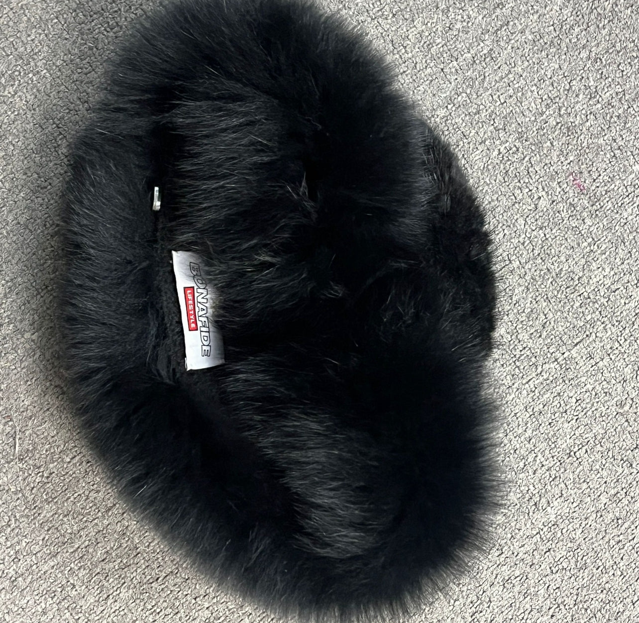 FUR BUCKET HAT