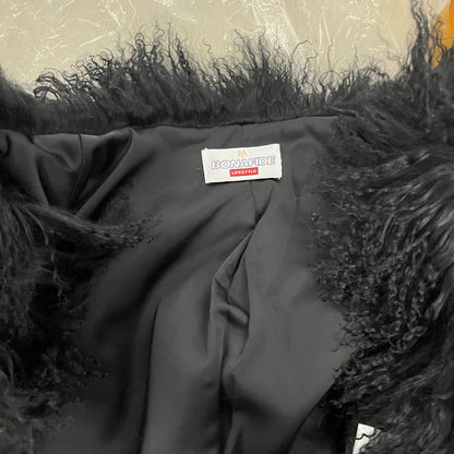 MOGAL MINI CROP FUR COAT