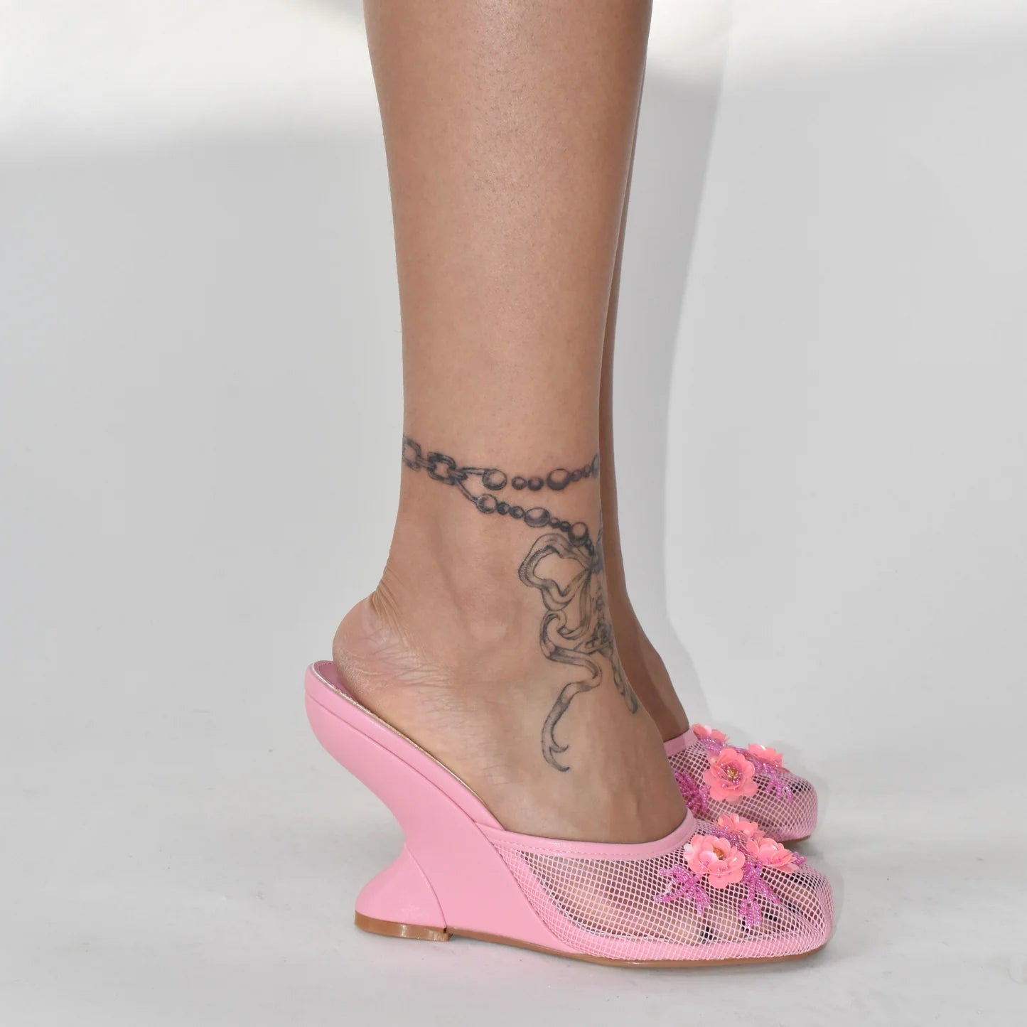 Chinese Slipper Wedge Heels