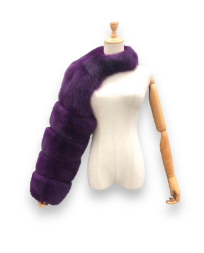 ONE SHOULDER FUR