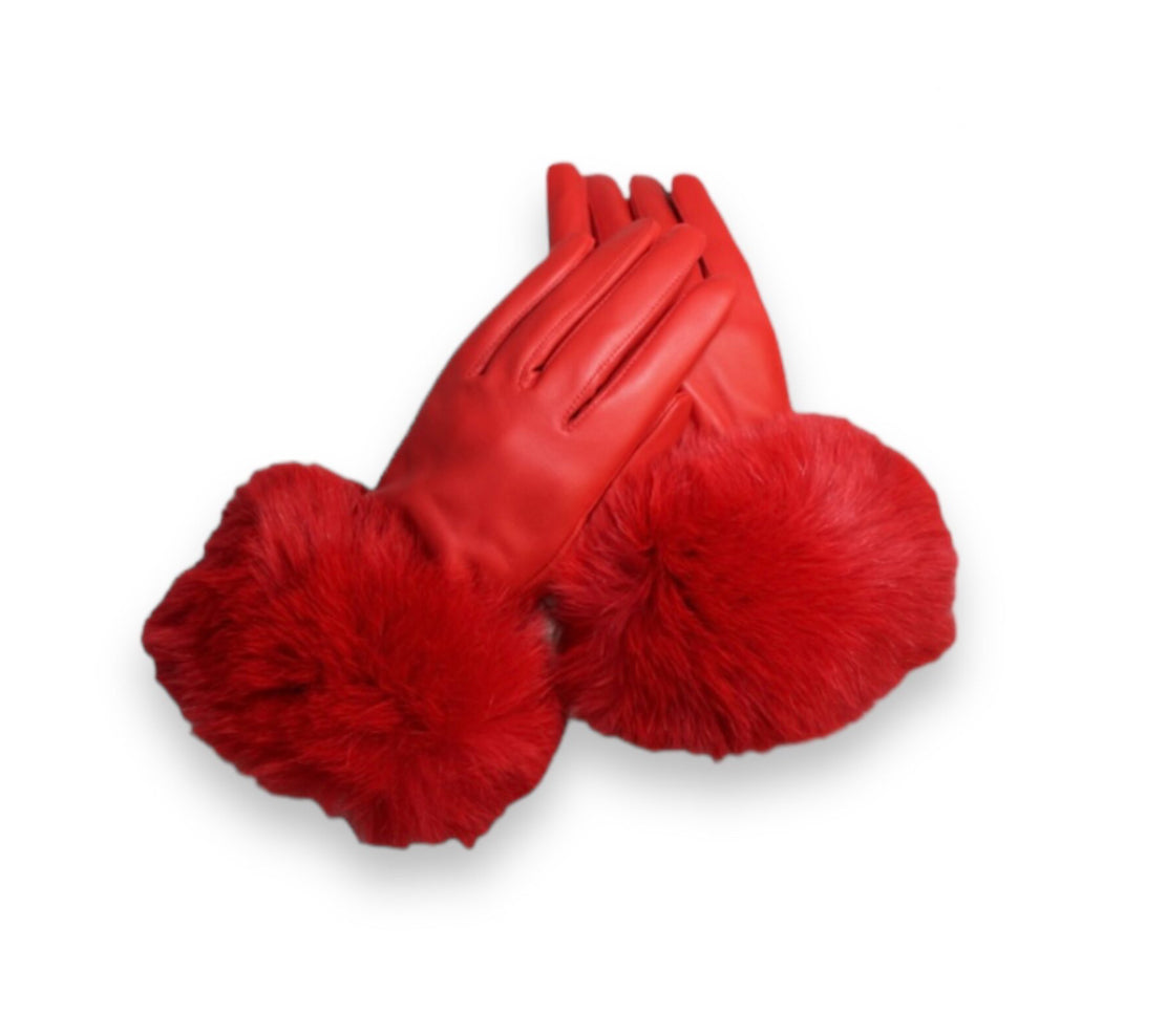FOXXY FUR GLOVES ( ALL COLORS )