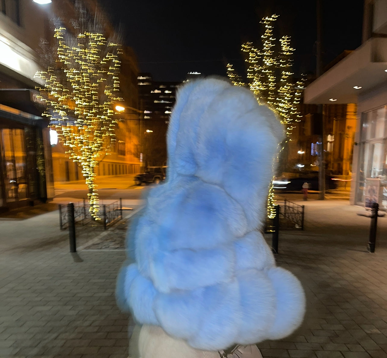 SKY FUR COAT