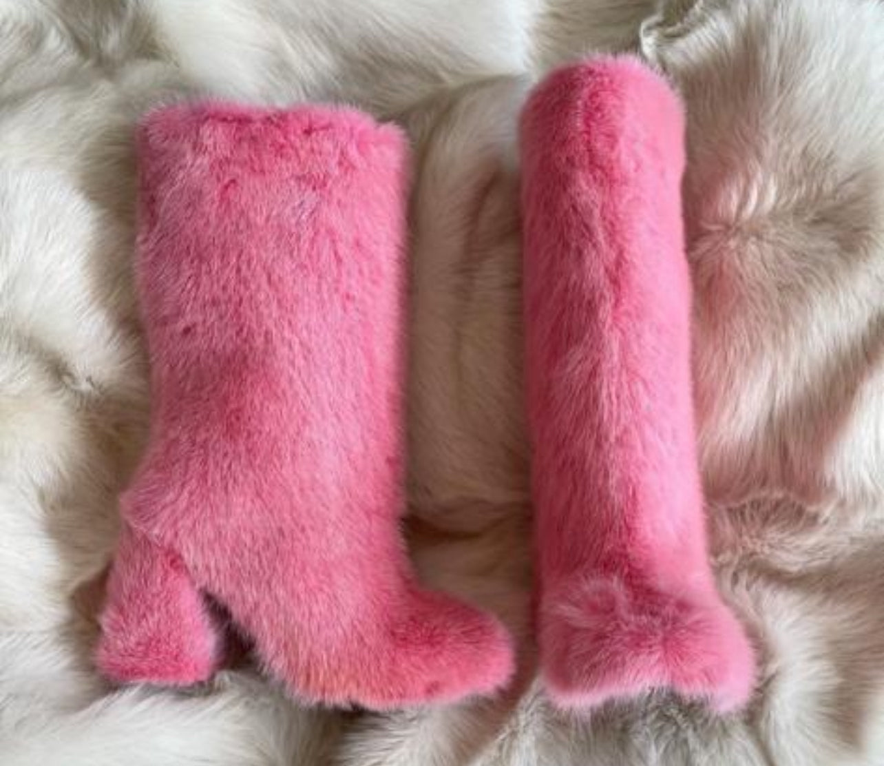THINK MINK BOOTS ( BARBIE )