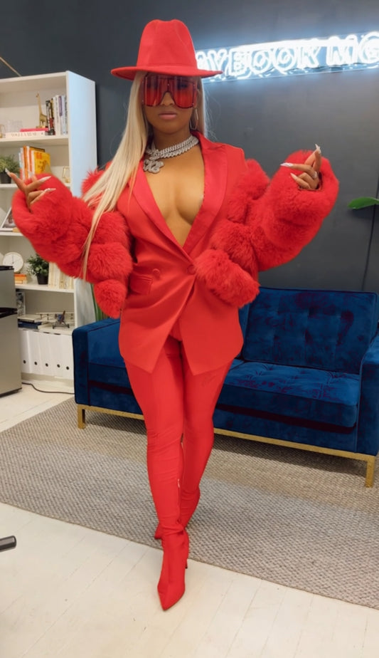FIRE FUR COAT