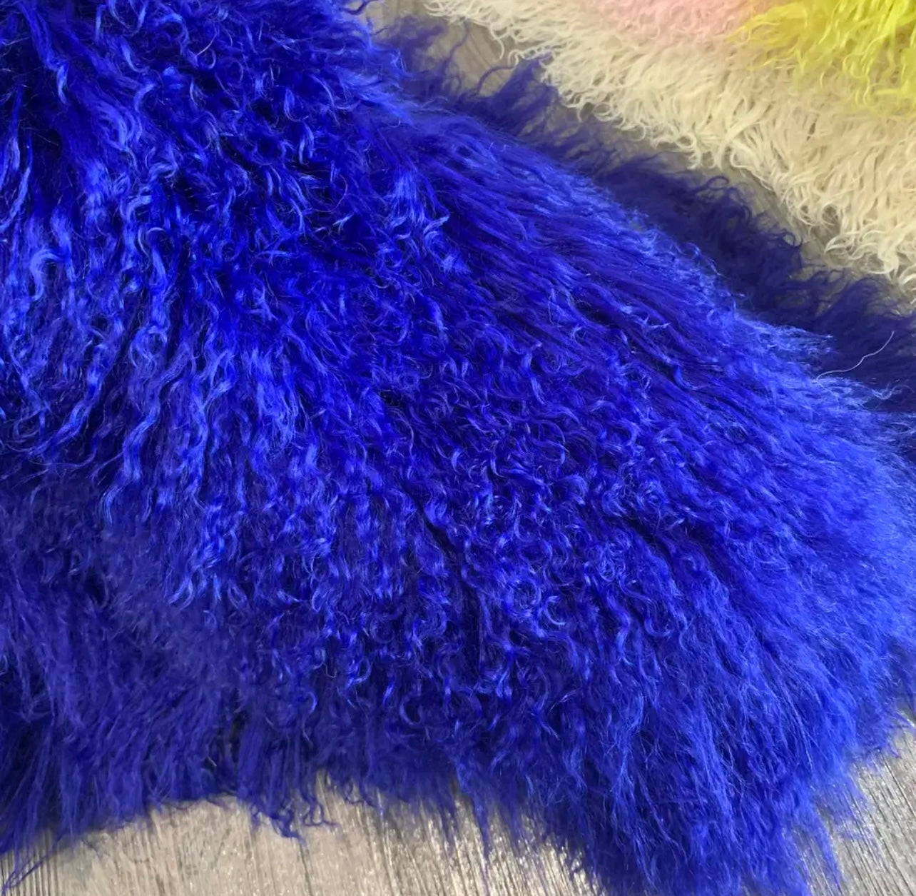 MOGAL CROP FUR COAT