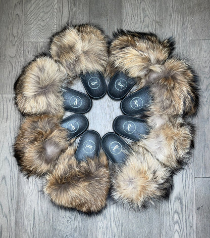 FOXY FUR SLIDES