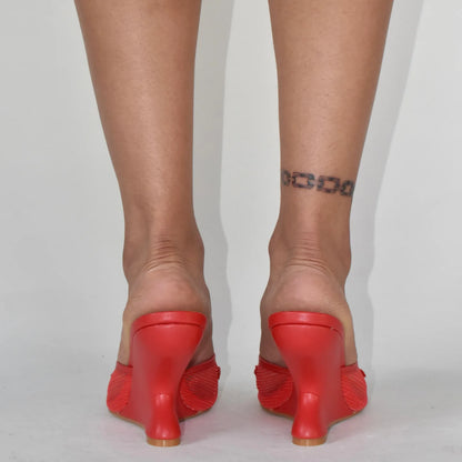 Chinese Slipper Wedge Heels