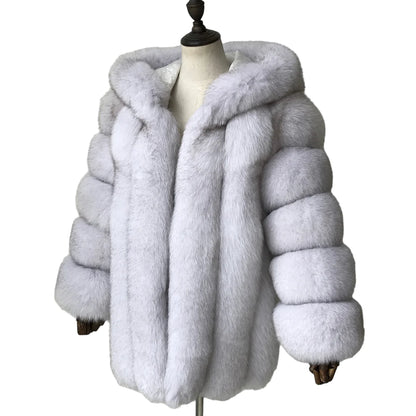 FROSTY FULL FUR COAT