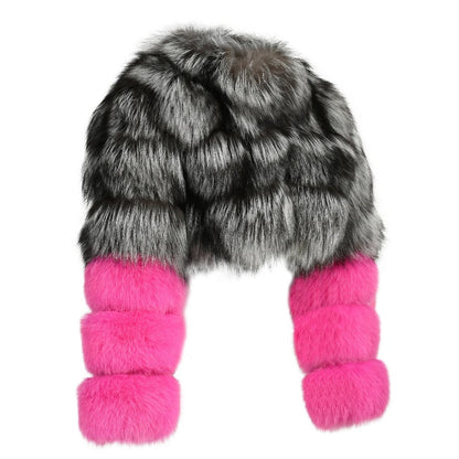 PERFECT PINK MIX FUR COAT