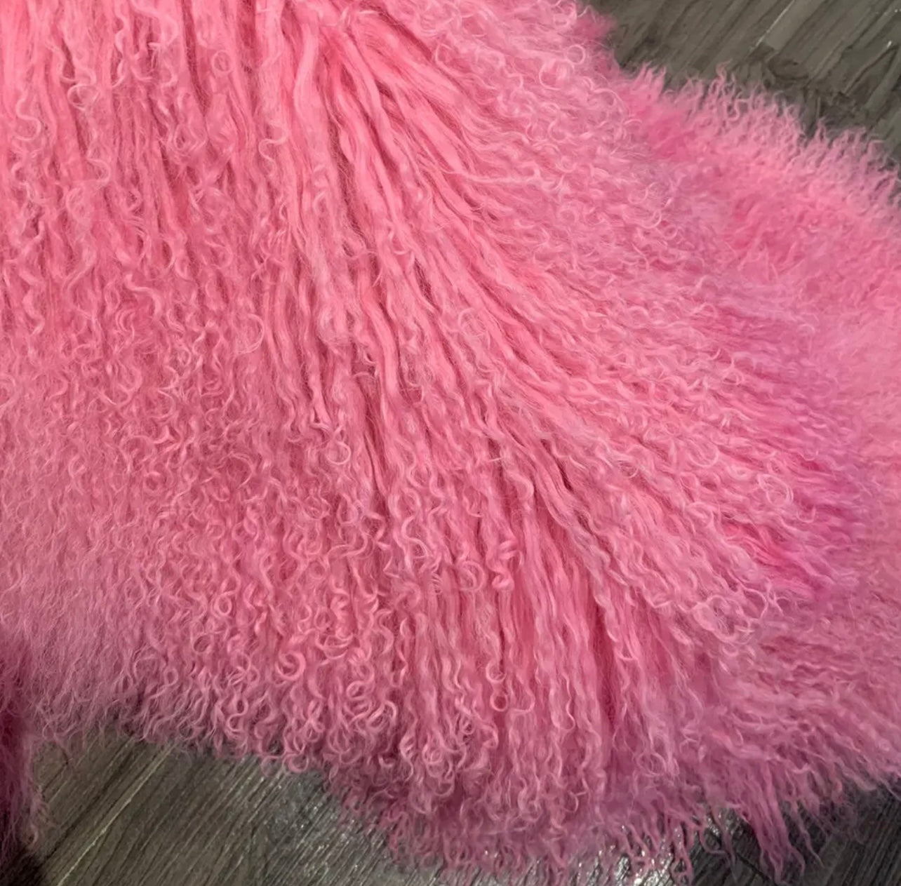 MOGAL CROP FUR COAT