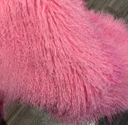 MOGAL CROP FUR COAT