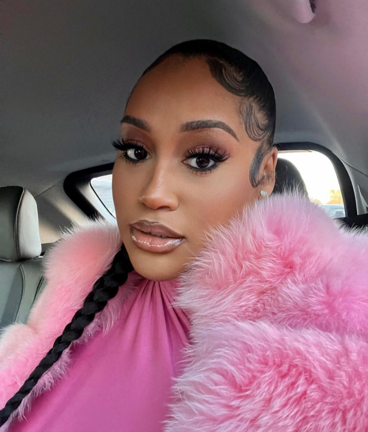 BARBIE PINK FUR COAT
