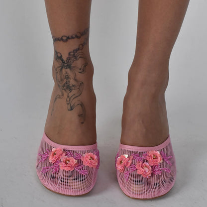 Chinese Slipper Wedge Heels