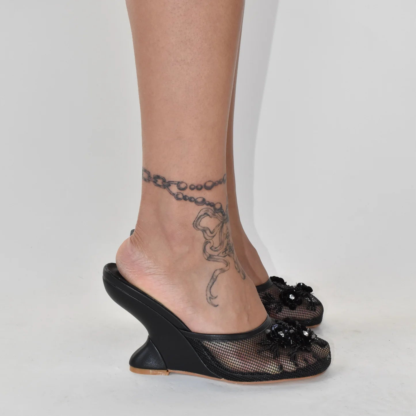 Chinese Slipper Wedge Heels