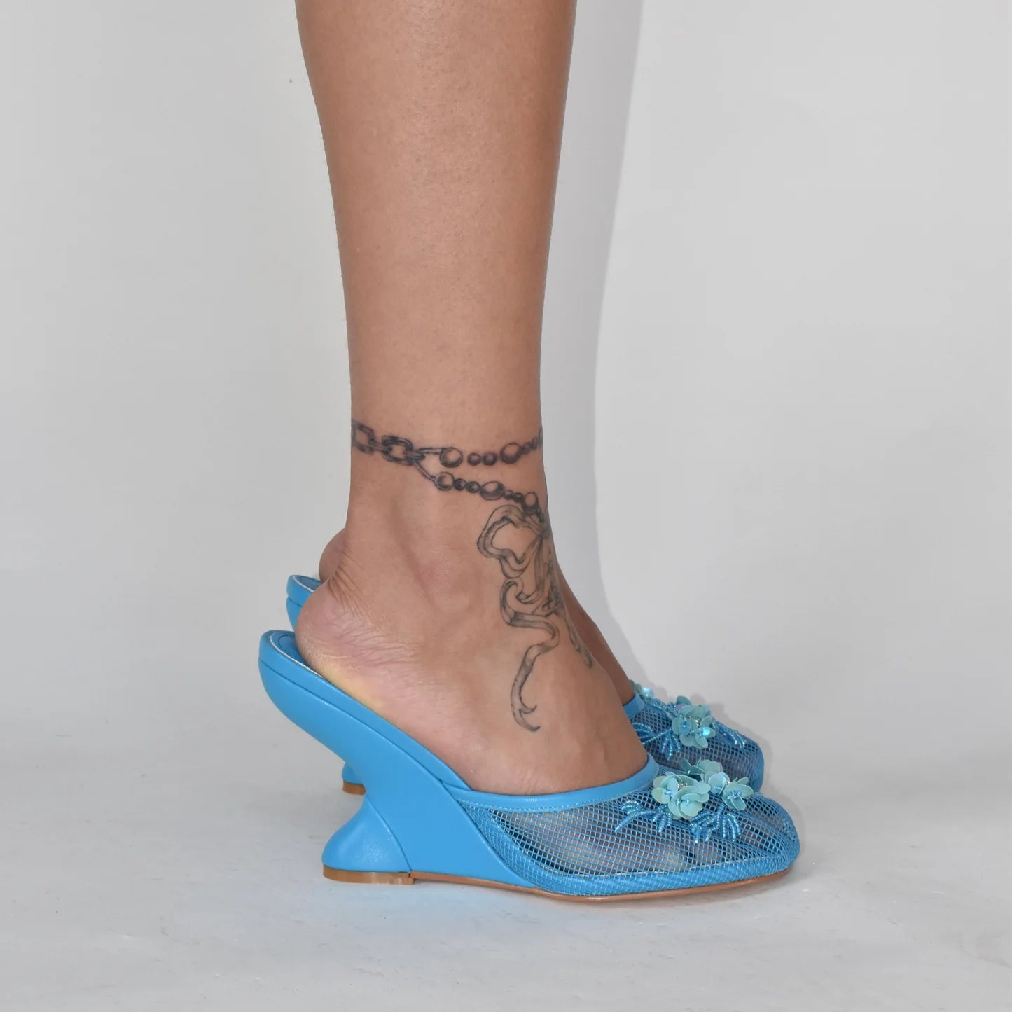 Chinese Slipper Wedge Heels