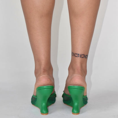 Chinese Slipper Wedge Heels