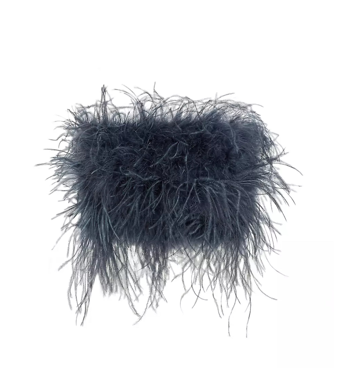 FLOW FEATHER TOP ( MIDNIGHT BLUE )
