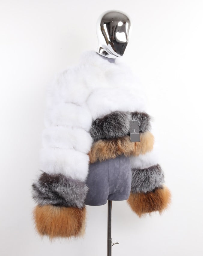 TRIO FUR COAT
