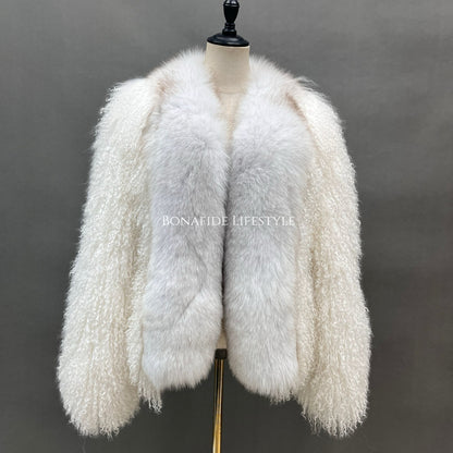 MOGAL PLUSH FUR COAT
